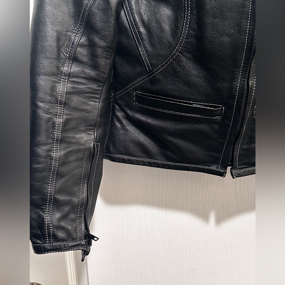 Lady Rider by Frank Thomas Riding Leather Jacket - Size: UK 10 / US 8 / Medium - Picture 7 of 16